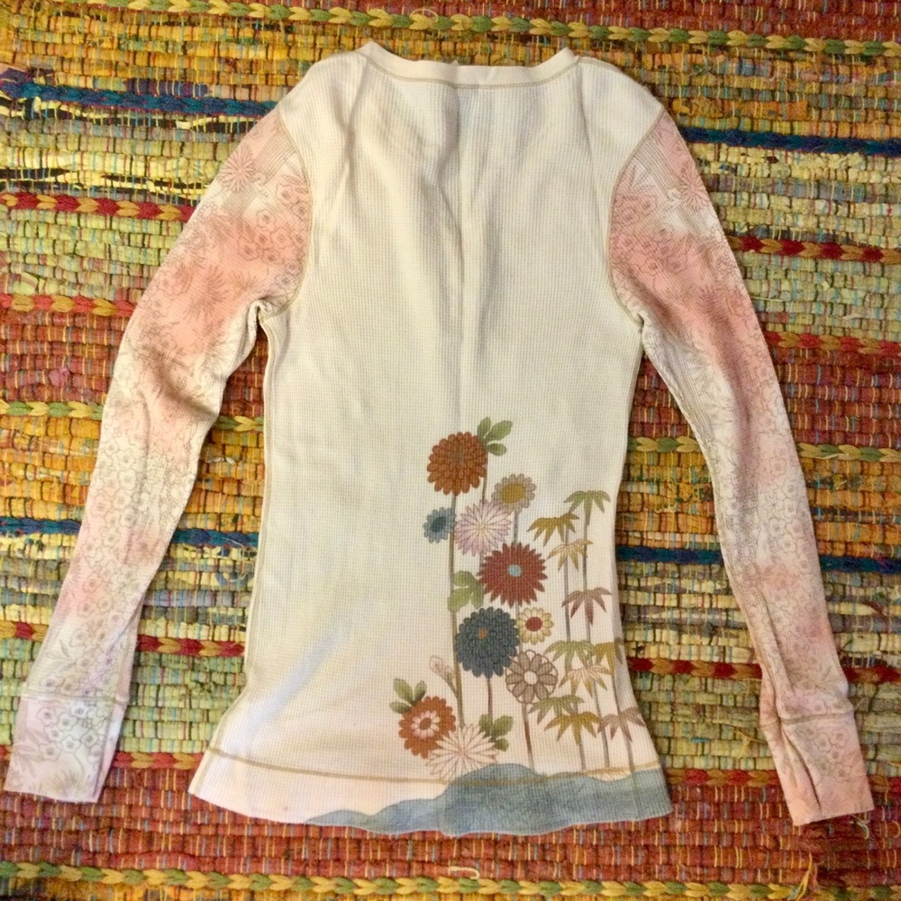 Waffle Knit Henley - Picture 2 of 7